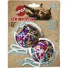 Ethical Pet Sew Much Fun Yarn Ball Cat Toy With Catnip, Multicolor -Furry Friends 736758 MAIN. AC SS1800 V1683753021