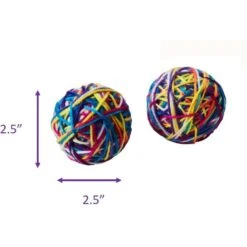 Ethical Pet Sew Much Fun Yarn Ball Cat Toy With Catnip, Multicolor -Furry Friends 736758 PT6. AC SS1800 V1683816397