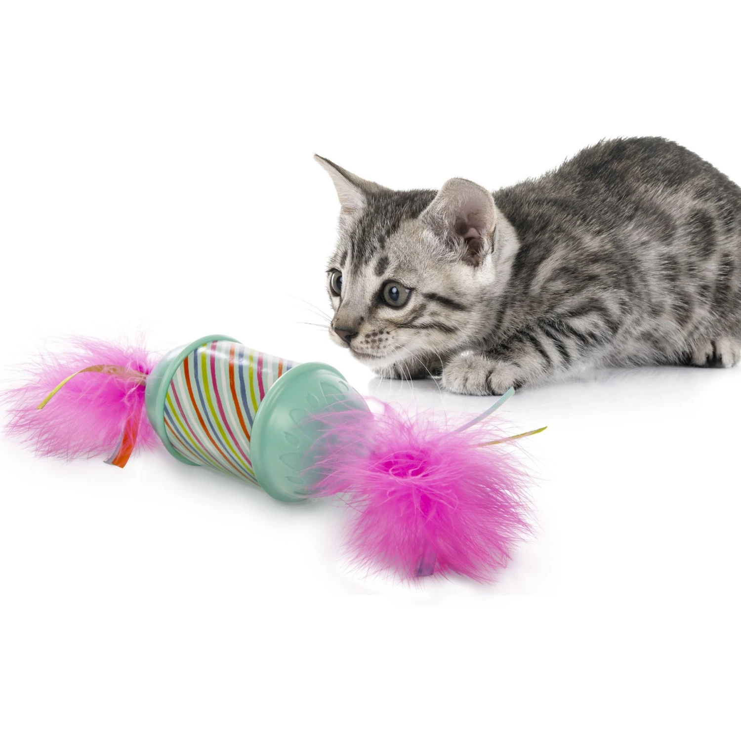 SmartyKat Roll N Return Candy Mysterious Motion Cat Toy 4 SmartyKat Roll N Return Candy Mysterious Motion Cat Toy - Image 2