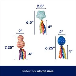 Frisco Holiday Festive Ornaments Plush Cat Toy 7 Frisco Holiday Festive Ornaments Plush Cat Toy -Furry Friends 739734 PT1. AC SS1800 V1695044392