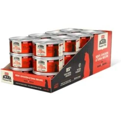 ACANA Beef, Chicken + Tuna Recipe In Bone Broth Grain-Free Wet Cat Food