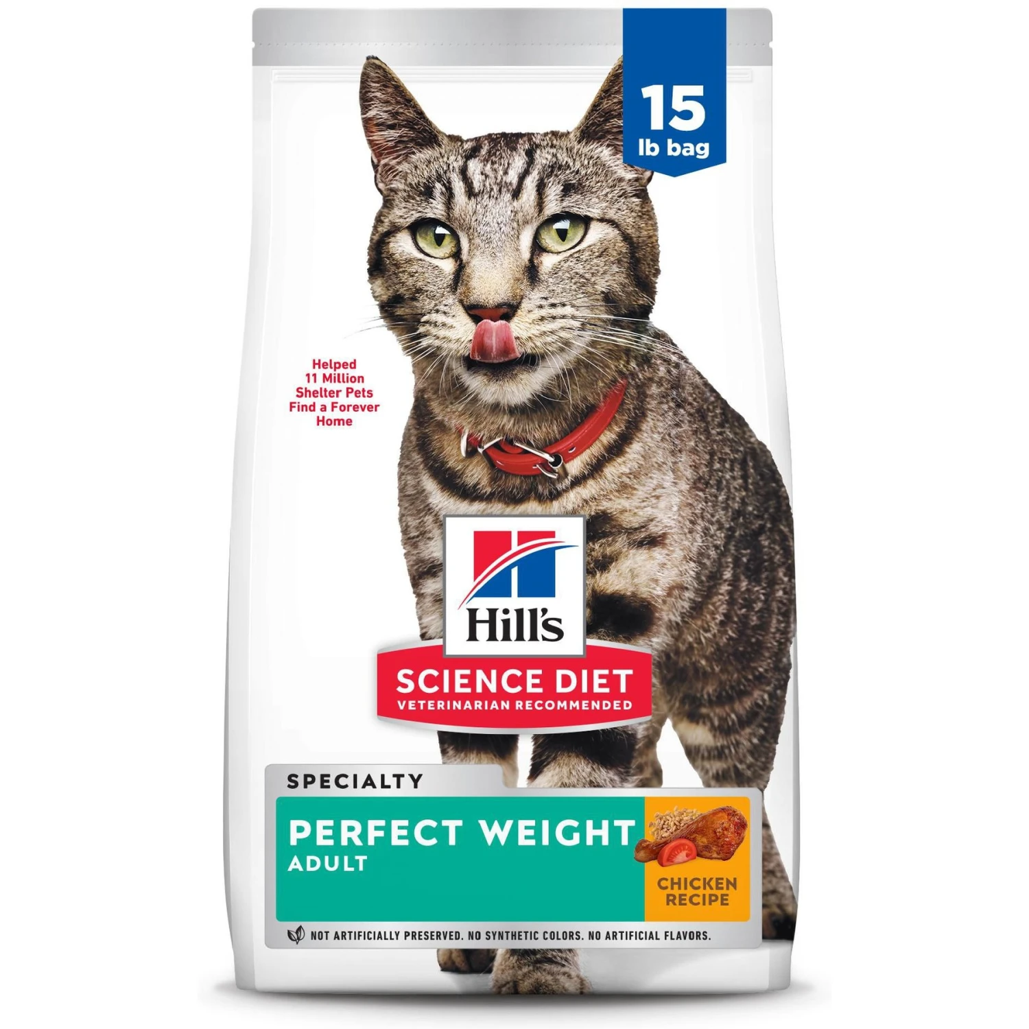Hill's Science Diet Adult Perfect Weight Chicken Recipe Dry Cat Food 3 Hill's Science Diet Adult Perfect Weight Chicken Recipe Dry Cat Food