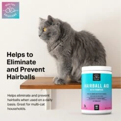 Healthy Solutions For Pets Cat Hairball Control Supplement With Pumpkin Fiber, 90 Count -Furry Friends 743462 PT1. AC SS1800 V1674587820