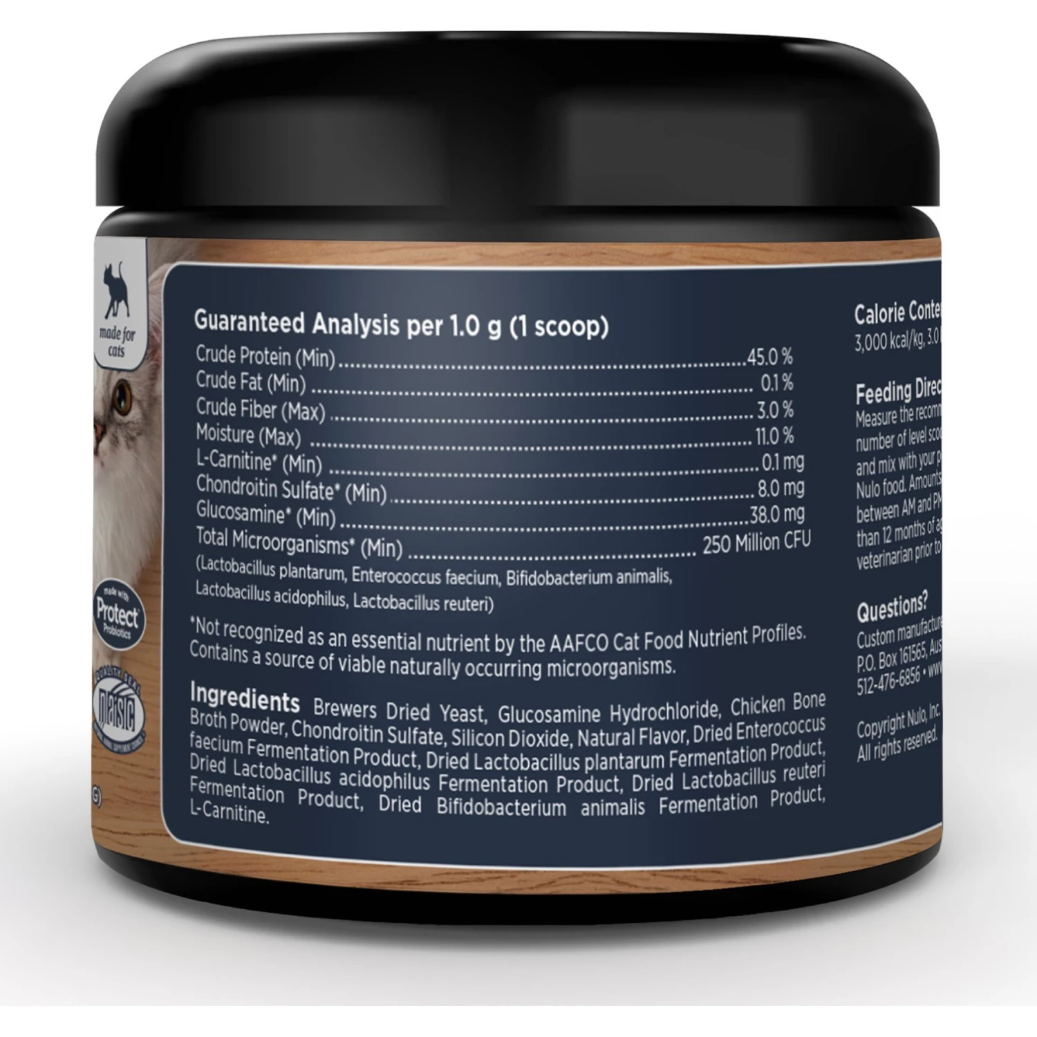 Nulo Functional Healthy Weight & Joint Powder Supplement For Cats, 4.23-oz 11 Nulo Functional Healthy Weight & Joint Powder Supplement For Cats, 4.23-oz - Image 9