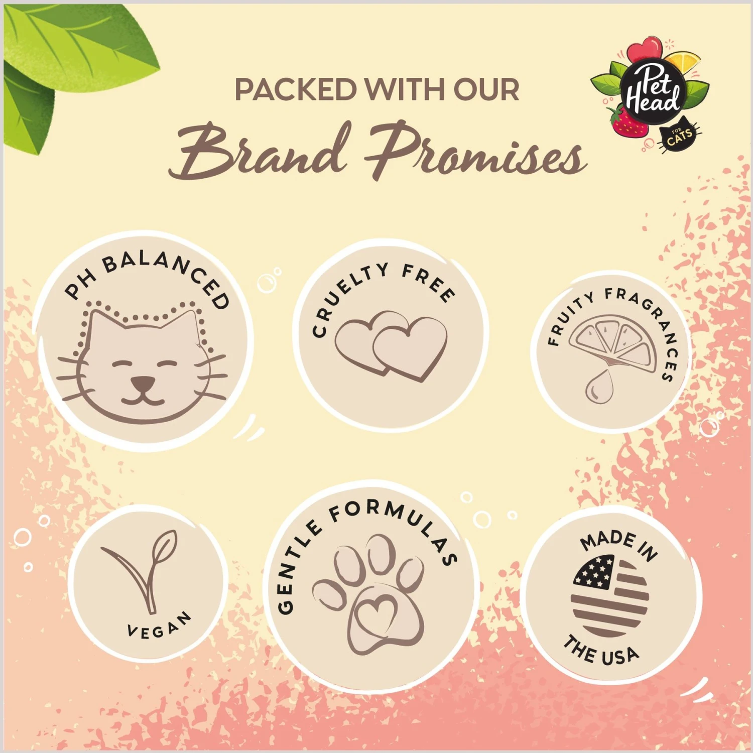 Pet Head Felin' Good Vegan Cat Shampoo, 10.1-oz Bottle 6 Pet Head Felin' Good Vegan Cat Shampoo, 10.1-oz Bottle - Image 4