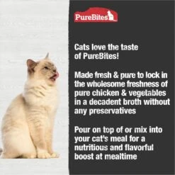 PureBites Cat Broths Chicken & Vegetables Food Topping -Furry Friends 750462 PT3. AC SS1800 V1677615455