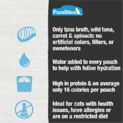 PureBites Cat Broths Tuna & Vegetables Food Topping -Furry Friends 750478 PT4. AC SS1800 V1677619135