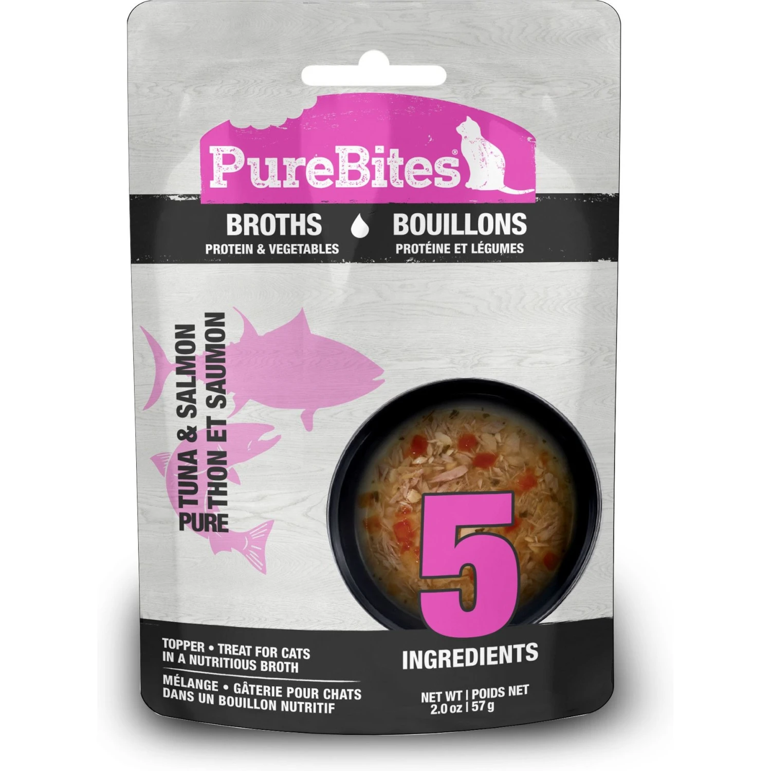 PureBites Cat Broths Tuna & Salmon Food Topping 3 PureBites Cat Broths Tuna & Salmon Food Topping