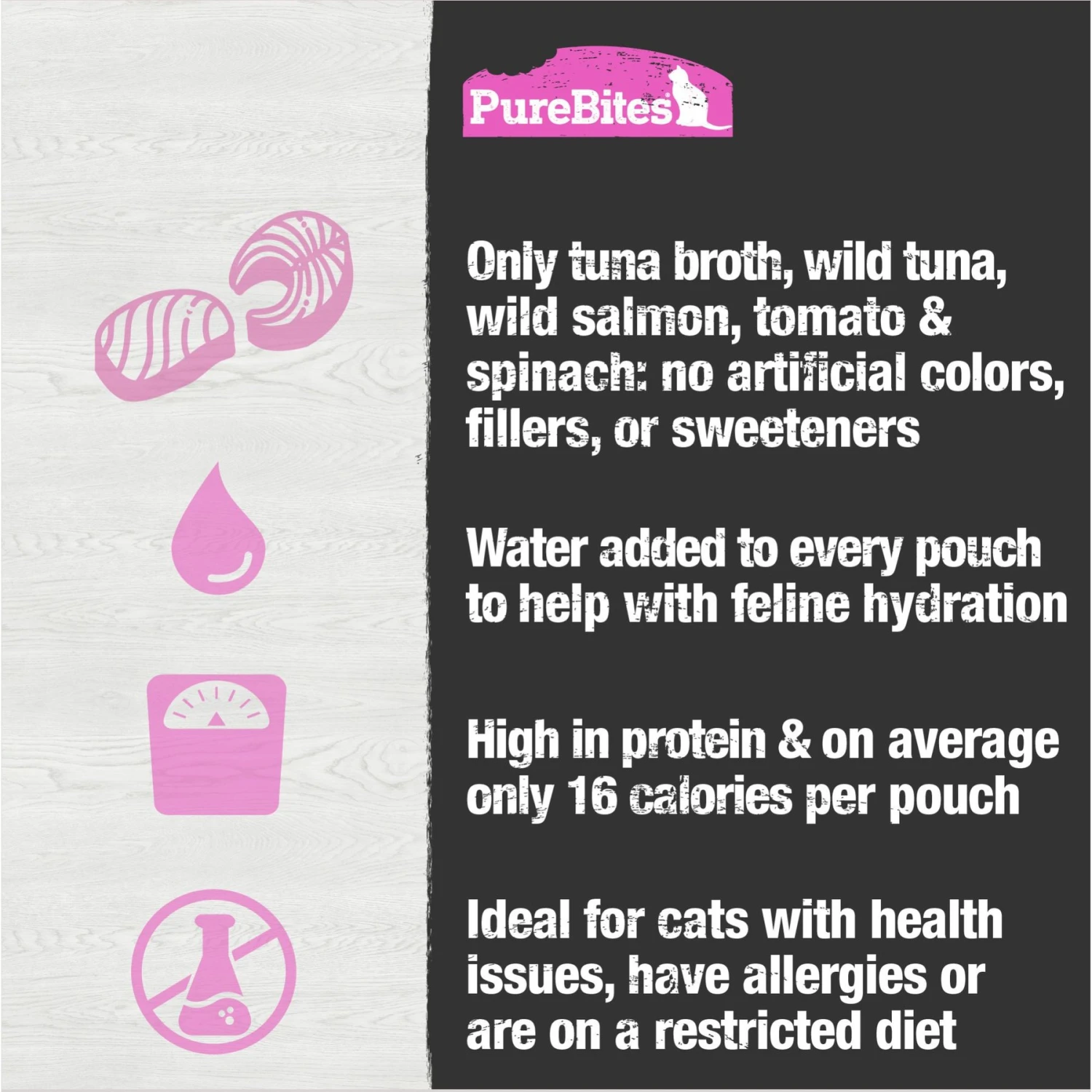 PureBites Cat Broths Tuna & Salmon Food Topping 7 PureBites Cat Broths Tuna & Salmon Food Topping - Image 5