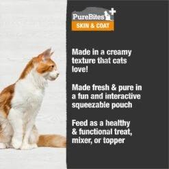 PureBites Plus Squeezables- Skin & Coat Cat Food Toppings -Furry Friends 750622 PT3. AC SS1800 V1677600887