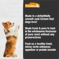 PureBites Dog Pates Duck Food Topping, 2.5-oz Can -Furry Friends 750702 PT3. AC SS1800 V1677615453