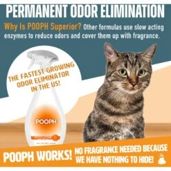 POOPH Kitty Litter Cat Odor Eliminator, 32-oz Bottle -Furry Friends 751798 PT7. AC SS1800 V1683210649