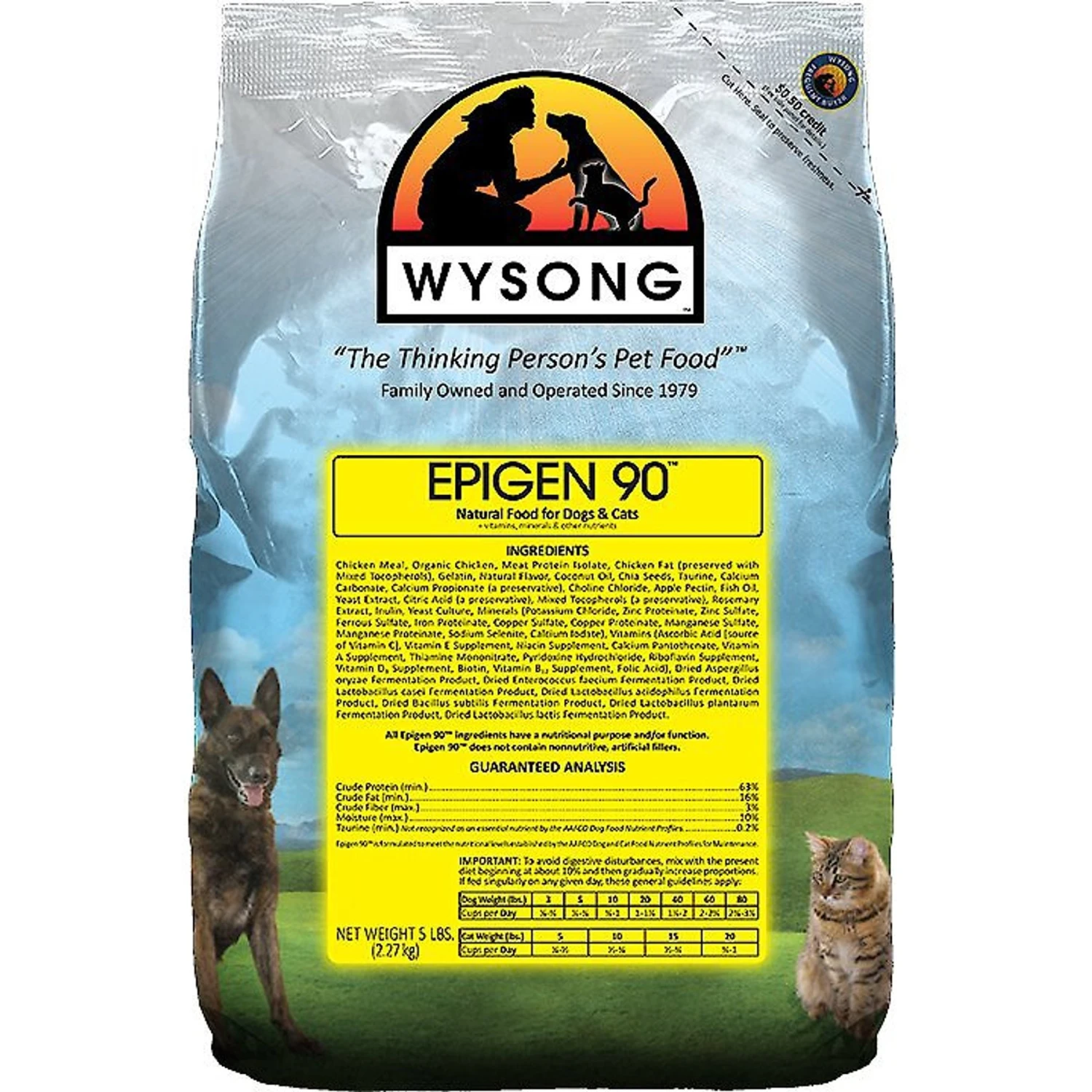 Wysong Epigen 90 Starch-Free Formula Grain-Free Dry Dog & Cat Food 3 Wysong Epigen 90 Starch-Free Formula Grain-Free Dry Dog & Cat Food