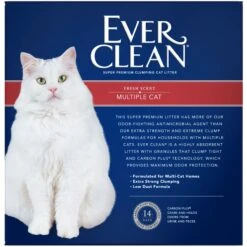 Ever Clean Multi-Cat Fresh Scented Clumping Clay Cat Litter -Furry Friends 75543 PT4. AC SS1800 V1556635066