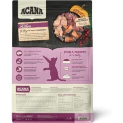 ACANA Highest Protein Grain-Free Dry Kitten Food, 4-lb Bag -Furry Friends 755518 PT2. AC SS1800 V1690917836
