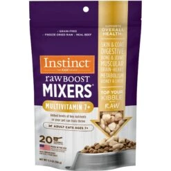 Instinct Boost Mixers Multivitamin Grain-Free Freeze-Dried Raw Adult 7+ Cat Food Topper, 5.5-oz Bag
