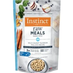 Instinct Meals Wild-Caught Alaskan Pollock Recipe Grain-Free Freeze-Dried Raw Cat Food, 9-oz Bag