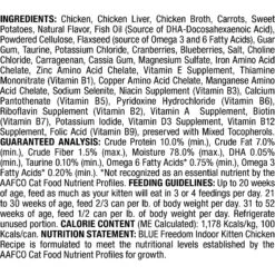 Blue Buffalo Freedom Indoor Kitten Chicken Recipe Grain-Free Canned Cat Food 10 Blue Buffalo Freedom Indoor Kitten Chicken Recipe Grain-Free Canned Cat Food -Furry Friends 75600 PT2. AC SS1800 V1585083409