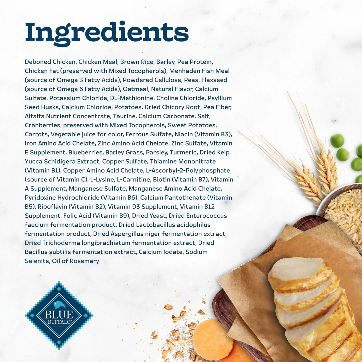 Blue Buffalo Tastefuls Hairball Control Natural Chicken & Brown Rice Recipe Adult Dry Cat Food 7 Blue Buffalo Tastefuls Hairball Control Natural Chicken & Brown Rice Recipe Adult Dry Cat Food - Image 5