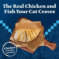 Blue Buffalo Wilderness Wild Delights Flaked Chicken & Trout Grain-Free Canned Cat Food -Furry Friends 75646 PT2. AC SS1800 V1646782697
