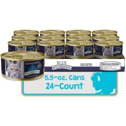 Blue Buffalo Wilderness Mature Chicken Recipe Grain-Free Canned Cat Food -Furry Friends 75647 PT1. AC SS1800 V1646779294