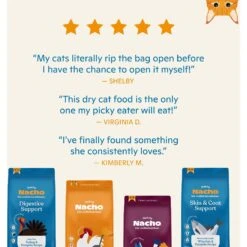 Made By Nacho Digestive Support Cage-Free Turkey & Pumpkin Recipe Dry Cat Food 14 Made By Nacho Digestive Support Cage-Free Turkey & Pumpkin Recipe Dry Cat Food -Furry Friends 756518 PT4. AC SS1800 V1698185855