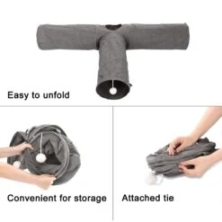 Ownpets T Shape Tunnel Cat Toy -Furry Friends 759094 PT4. AC SS1800 V1674512017