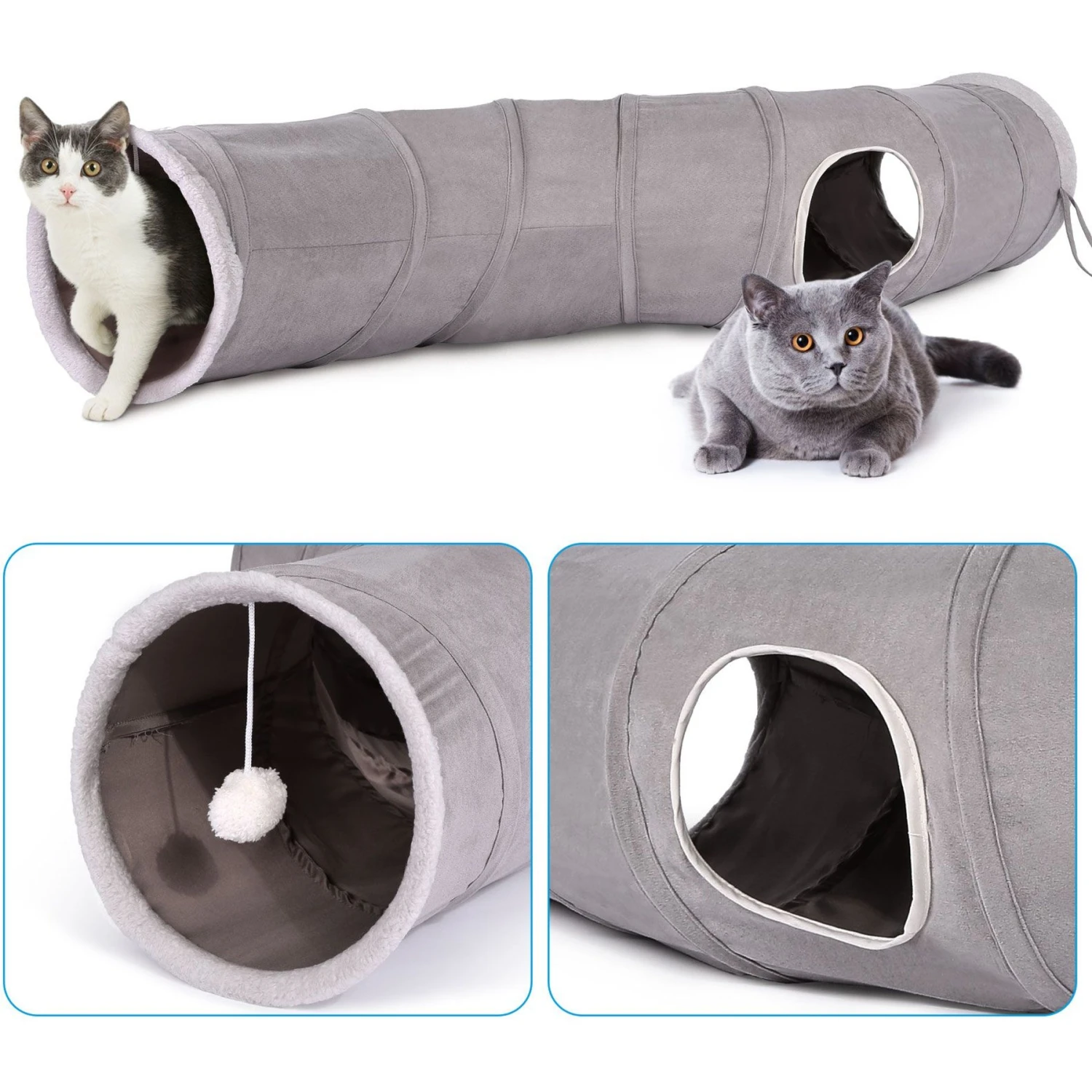 Ownpets S Shape Tunnel Cat Toy 7 Ownpets S Shape Tunnel Cat Toy - Image 5