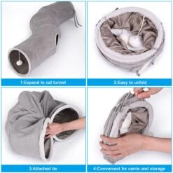 Ownpets S Shape Tunnel Cat Toy 14 Ownpets S Shape Tunnel Cat Toy -Furry Friends 759126 PT5. AC SS1800 V1674512022