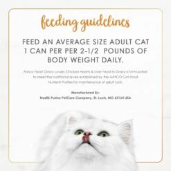 Fancy Feast Gravy Lovers Chicken Hearts & Liver Feast In Grilled Chicken Flavor Gravy Canned Cat Food -Furry Friends 75968 PT8. AC SS1800 V1692287281
