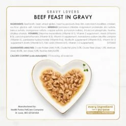 Fancy Feast Gravy Lovers Poultry & Beef Feast Variety Pack Canned Cat Food -Furry Friends 75978 PT5. AC SS1800 V1690484501
