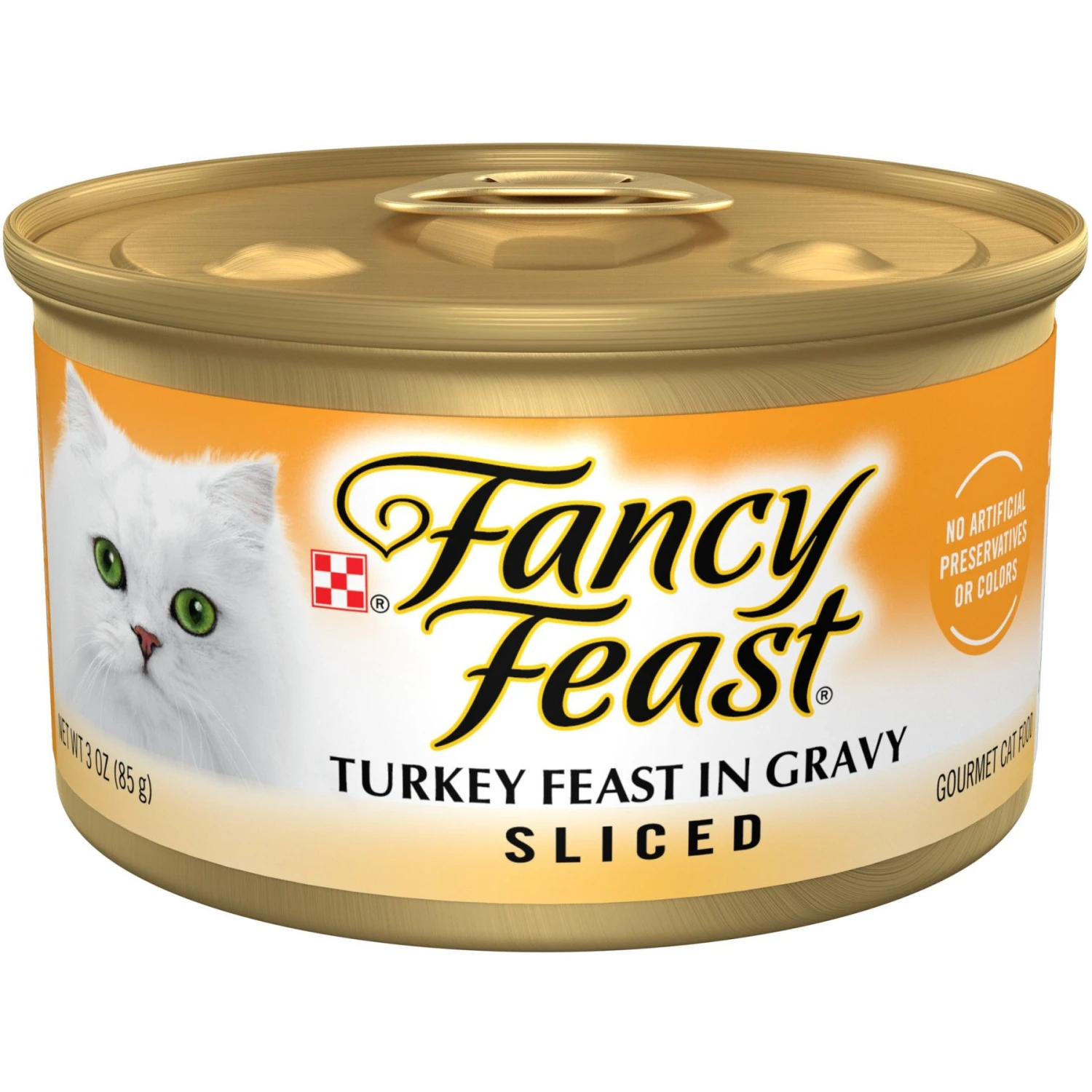 Fancy Feast Sliced Turkey Feast In Gravy Canned Cat Food 3 Fancy Feast Sliced Turkey Feast In Gravy Canned Cat Food