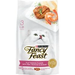 Fancy Feast Gourmet Filet Mignon Flavor With Real Seafood & Shrimp Dry Cat Food