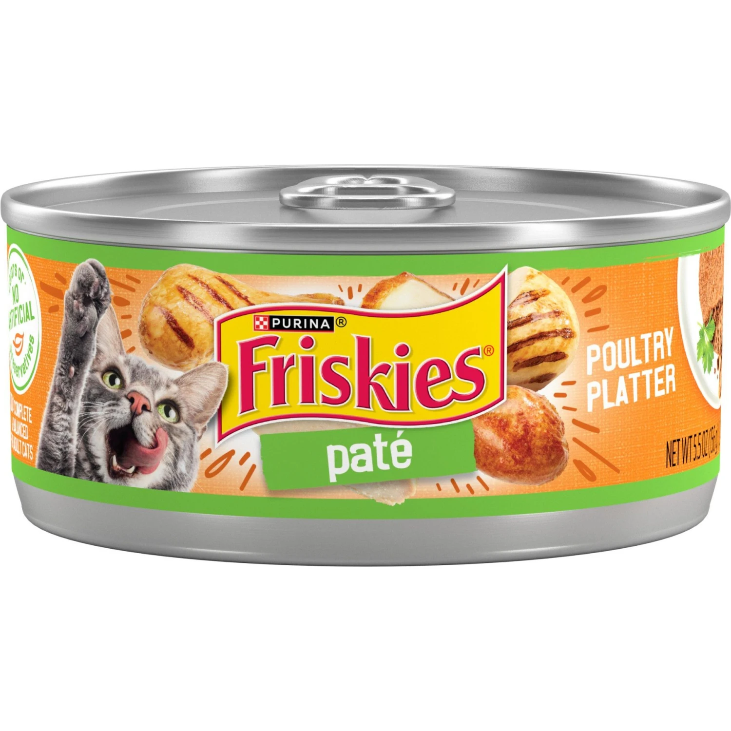Friskies Classic Pate Poultry Platter Canned Cat Food 3 Friskies Classic Pate Poultry Platter Canned Cat Food