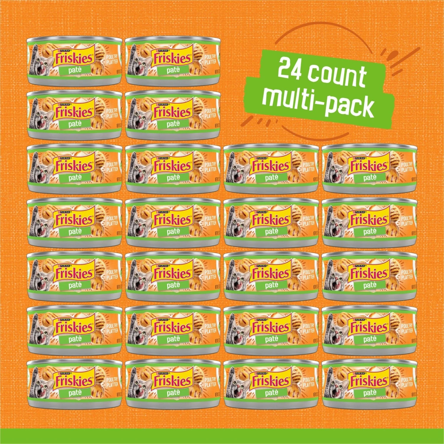 Friskies Classic Pate Poultry Platter Canned Cat Food 4 Friskies Classic Pate Poultry Platter Canned Cat Food - Image 2