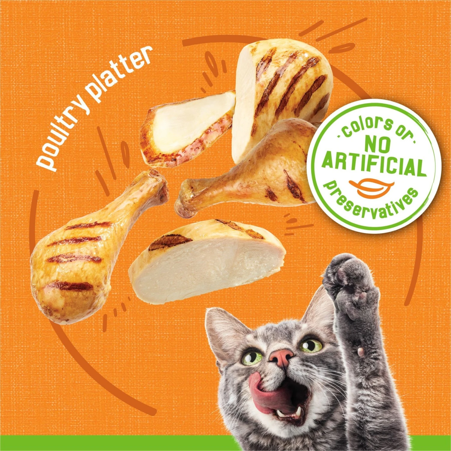 Friskies Classic Pate Poultry Platter Canned Cat Food 6 Friskies Classic Pate Poultry Platter Canned Cat Food - Image 4