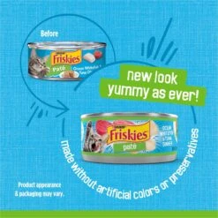 Friskies Classic Pate Ocean Whitefish & Tuna Dinner Canned Cat Food -Furry Friends 76207 PT2. AC SS1800 V1700156589