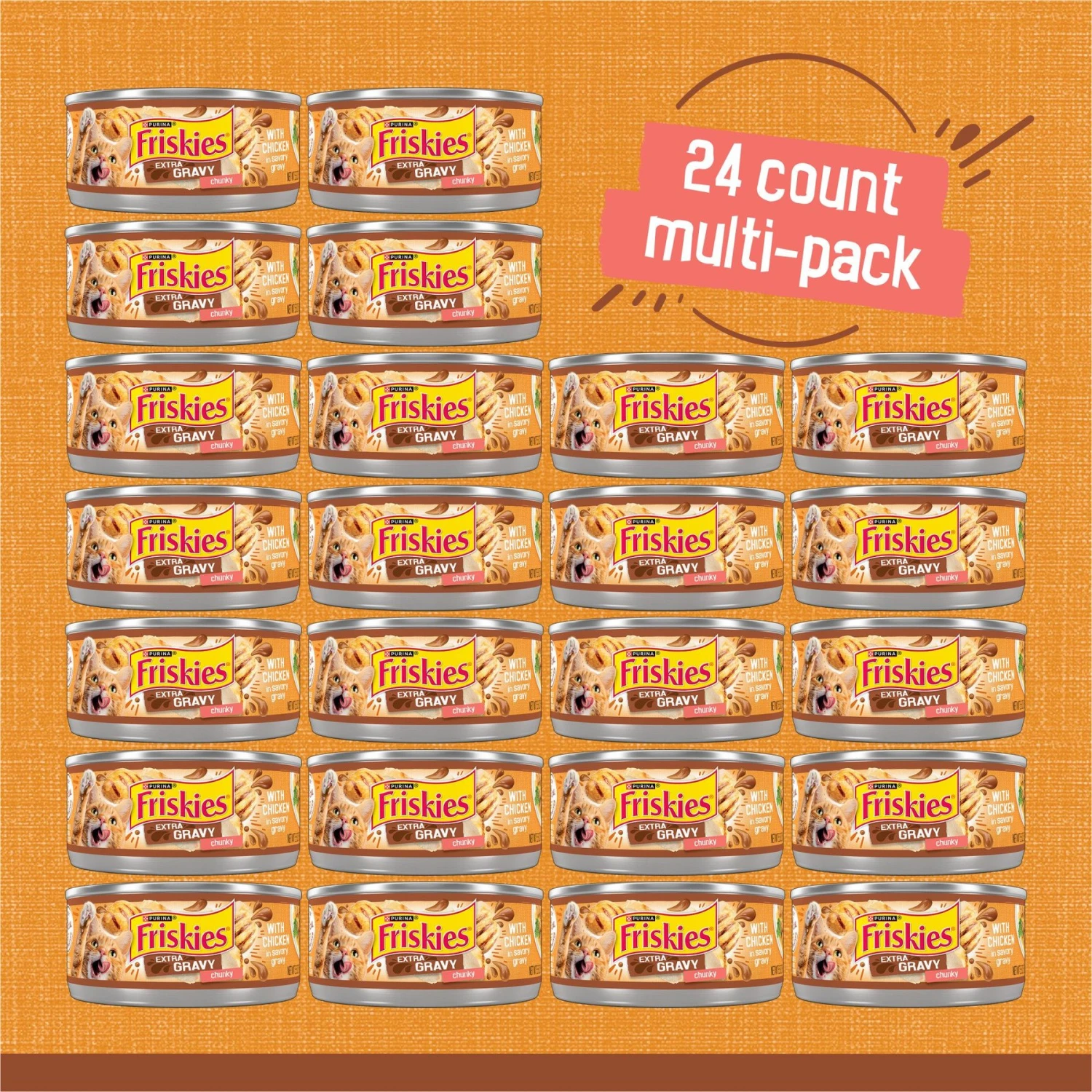 Friskies Extra Gravy Chunky With Chicken In Savory Gravy Canned Cat Food 5 Friskies Extra Gravy Chunky With Chicken In Savory Gravy Canned Cat Food - Image 3