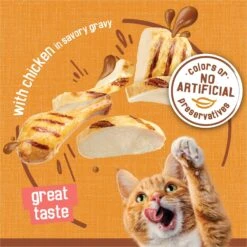 Friskies Extra Gravy Chunky With Chicken In Savory Gravy Canned Cat Food 14 Friskies Extra Gravy Chunky With Chicken In Savory Gravy Canned Cat Food -Furry Friends 76290 PT3. AC SS1800 V1700161285