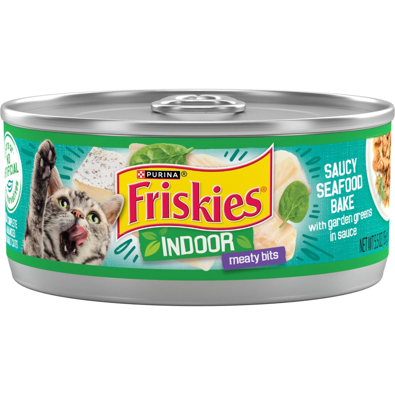 Friskies Indoor Saucy Seafood Bake Canned Cat Food 3 Friskies Indoor Saucy Seafood Bake Canned Cat Food