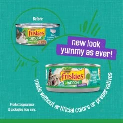 Friskies Indoor Saucy Seafood Bake Canned Cat Food 12 Friskies Indoor Saucy Seafood Bake Canned Cat Food -Furry Friends 76324 PT1. AC SS1800 V1700160752