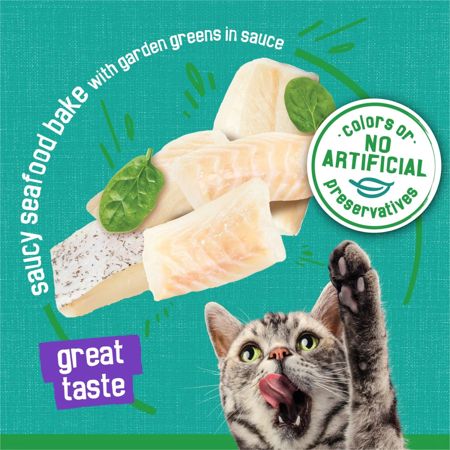 Friskies Indoor Saucy Seafood Bake Canned Cat Food 6 Friskies Indoor Saucy Seafood Bake Canned Cat Food - Image 4