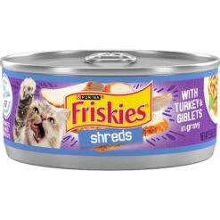 Friskies Savory Shreds With Turkey & Giblets In Gravy Canned Cat Food