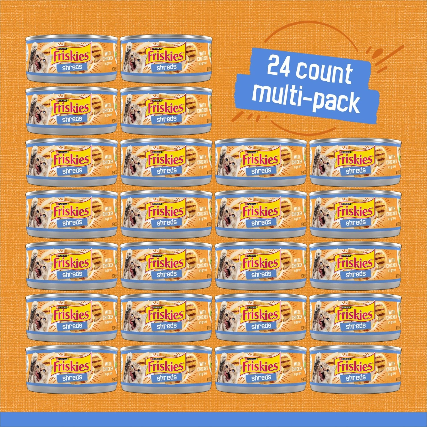 Friskies Savory Shreds With Chicken In Gravy Canned Cat Food 5 Friskies Savory Shreds With Chicken In Gravy Canned Cat Food - Image 3