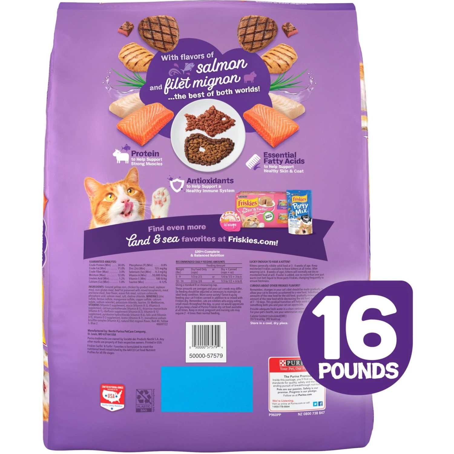 Friskies Surfin' & Turfin' Favorites Dry Cat Food 4 Friskies Surfin' & Turfin' Favorites Dry Cat Food - Image 2