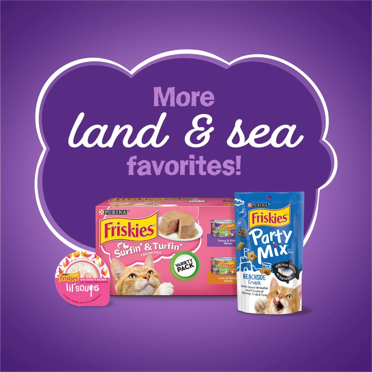 Friskies Surfin' & Turfin' Favorites Dry Cat Food 8 Friskies Surfin' & Turfin' Favorites Dry Cat Food - Image 6