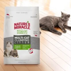 Nature's Miracle Multi-Cat Clumping Clay Cat Litter, 40-lb Bag -Furry Friends 767550 PT6. AC SS1800 V1675442947
