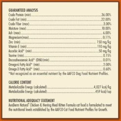AvoDerm Natural Kitten Chicken & Herring Meal Formula Dry Cat Food -Furry Friends 76821 PT7. AC SS1800 V1516655440