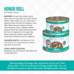 Weruva Truluxe Honor Roll With Saba In Gravy Grain-Free Canned Cat Food -Furry Friends 76838 PT4. AC SS1800 V1676666907