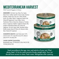 Weruva Truluxe Mediterranean Harvest With Tuna & Veggies In Gravy Grain-Free Canned Cat Food -Furry Friends 76844 PT4. AC SS1800 V1676667374